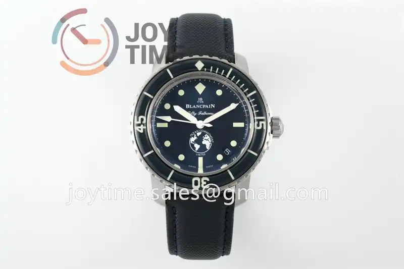 Blancpain Fifty Fathoms ZF 1:1 Best Edition SS Case Sail-canvas Strap A2836