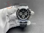 Rolex Daytona 126519 QF 1:1 Best Edition SS 40mm Ceramic Bezel Rubber Strap SA4131 Tungsten Heavy Version