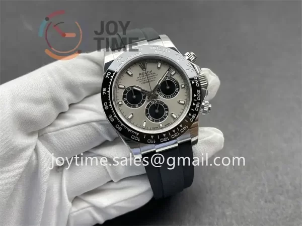 Rolex Daytona 116519 VS 1:1 Best Edition SS 40mm Ceramic Bezel Rubber Strap DD4130