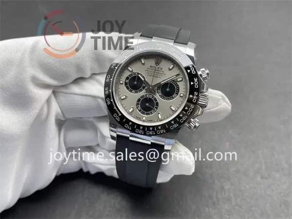 Rolex Daytona 116519 VS 1:1 Best Edition SS 40mm Ceramic Bezel Rubber Strap DD4130