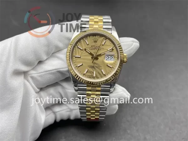 Rolex DateJust VSF 1:1 Best Edition SS 36mm YG Bezel SS/YG Bracelet VS3235