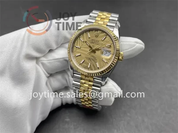 Rolex DateJust VSF 1:1 Best Edition SS 36mm YG Bezel SS/YG Bracelet VS3235