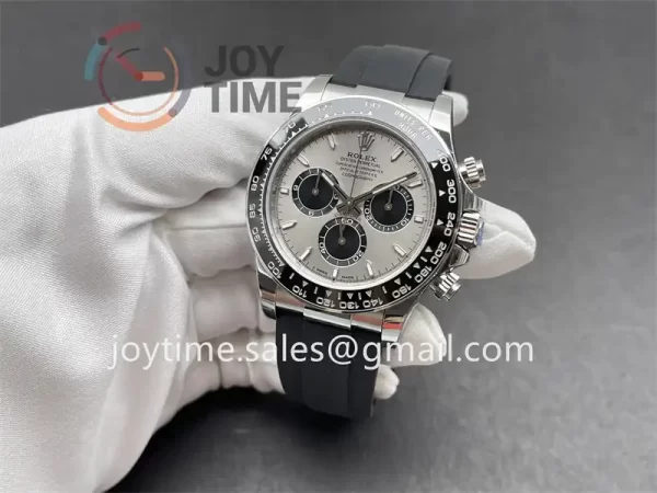 Rolex Daytona 116519 VS 1:1 Best Edition SS 40mm Ceramic Bezel Rubber Strap DD4802