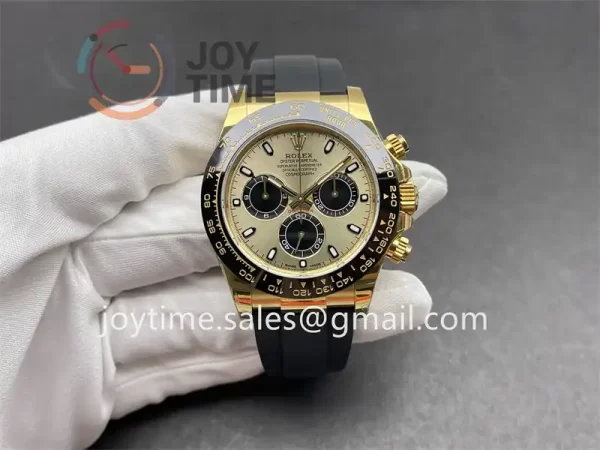 Rolex Daytona 126518 VSF 1:1 Best Edition YG 40mm Ceramic Bezel Rubber Strap DD4130