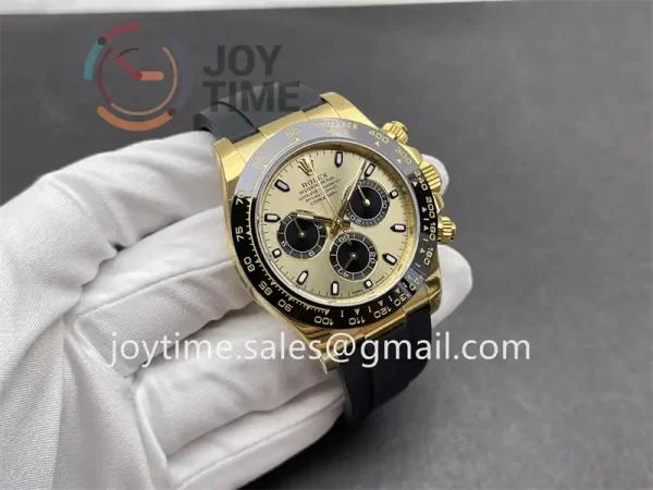 Rolex Daytona 126518 VSF 1:1 Best Edition YG 40mm Ceramic Bezel Rubber Strap DD4130