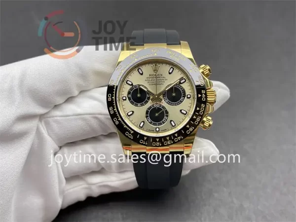 Rolex Daytona 126518 VSF 1:1 Best Edition YG 40mm Ceramic Bezel Rubber Strap DD4130