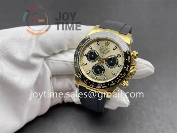 Rolex Daytona 126518 VSF 1:1 Best Edition YG 40mm Ceramic Bezel Rubber Strap DD4130