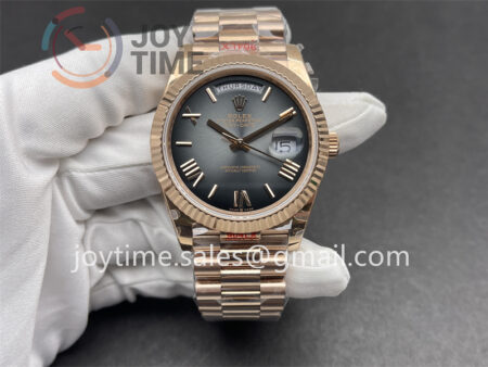 Rolex Day Date 228235 BPF 1:1 Best Edition RG 40mm RG Bracelet A2836 (Tungsten heavy version)