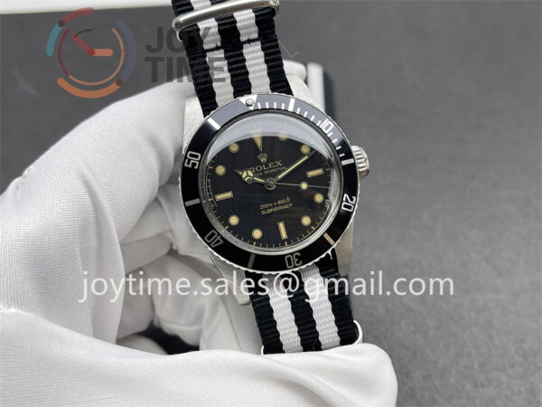 Rolex 1970’s Vintage Submariner Best Edition SS 40mm Nylon Strap  A2824