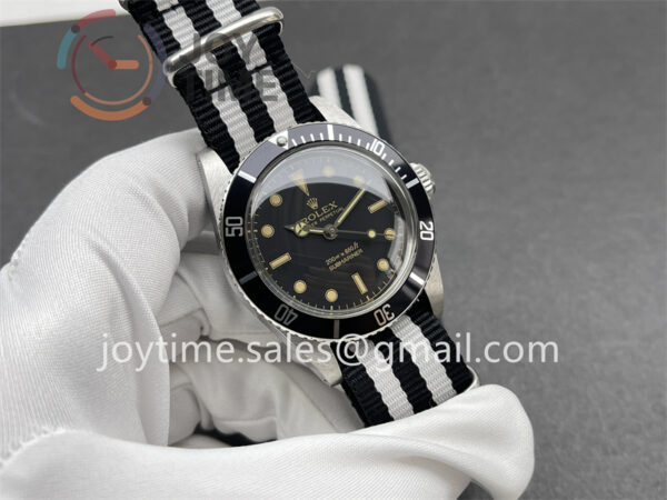 Rolex 1970’s Vintage Submariner Best Edition SS 40mm Nylon Strap  A2824