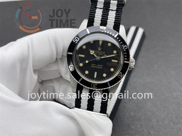 Rolex 1970’s Vintage Submariner Best Edition SS 40mm Nylon Strap  A2824