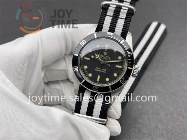 Rolex 1970’s Vintage Submariner Best Edition SS 40mm Nylon Strap  A2824