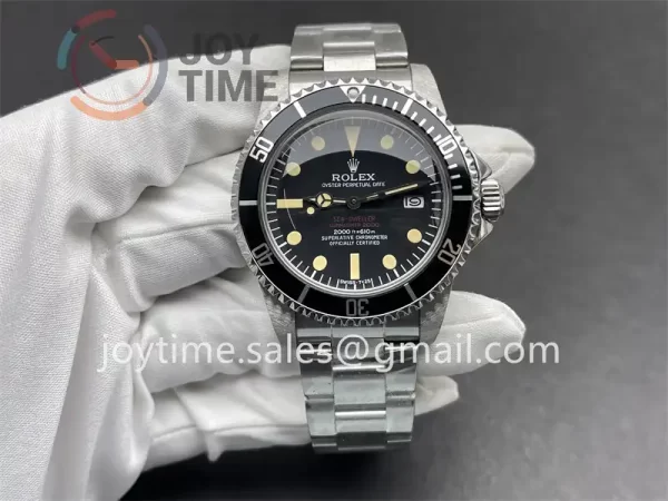 Rolex 1970’s Vintage Sea Dweller JKF Best Edition SS Bracelet A2836