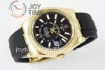 Rolex Sky Dweller 336238 ZF 1:1 Best Edition YG 42mm Rubber Strap A9002 （Tungsten Heavy Version 190g）