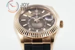 Rolex Sky Dweller 336235 ZF 1:1 Best Edition RG 42mm Rubber Strap A9002 （Tungsten Heavy Version 190g）