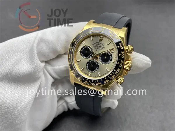 Rolex Daytona 126518 VSF 1:1 Best Edition YG 40mm Ceramic Bezel Rubber Strap DD4131