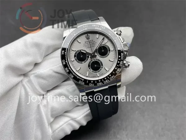 Rolex Daytona 126519 VSF 1:1 Best Edition SS 40mm Ceramic Bezel Rubber Strap DD4131