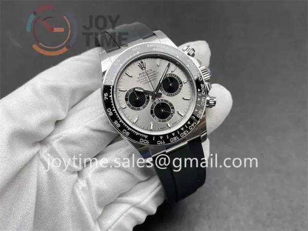 Rolex Daytona 126519 VSF 1:1 Best Edition SS 40mm Ceramic Bezel Rubber Strap DD4131