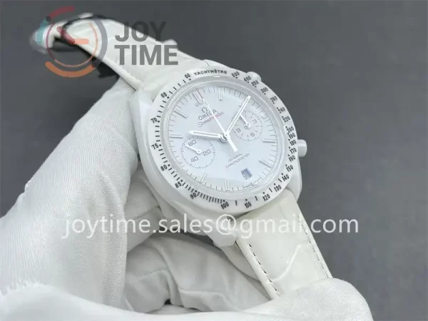 Omega Speedmaster N1F 1:1 Best Edition Ceramic 44mm Leather Strap A9300