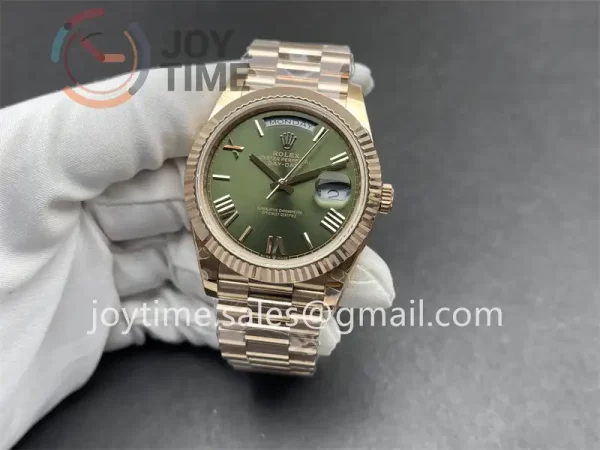 Rolex Day Date 228235 BPF 1:1 Best Edition RG 40mm RG Bracelet A2836