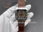 Cartier Santos de Cartier AF 1:1 Best Edition SS 40mm Leather Strap  Miyota9015