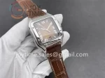 Cartier Santos de Cartier AF 1:1 Best Edition SS 40mm Leather Strap  Miyota9015