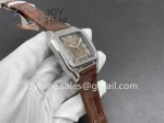 Cartier Santos de Cartier AF 1:1 Best Edition SS 40mm Leather Strap  Miyota9015