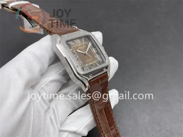 Cartier Santos de Cartier AF 1:1 Best Edition SS 40mm Leather Strap  Miyota9015