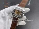 Cartier Santos de Cartier AF 1:1 Best Edition SS 40mm Leather Strap  Miyota9015