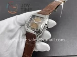 Cartier Santos de Cartier AF 1:1 Best Edition SS 40mm Leather Strap  Miyota9015