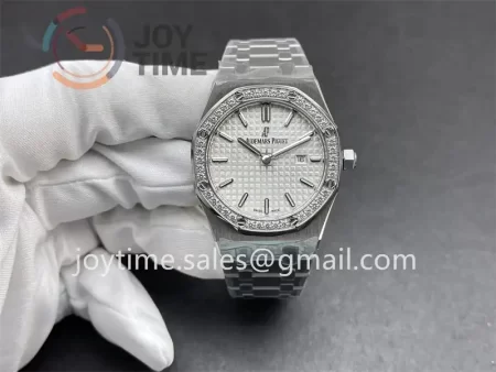 Audemars Piguet Royal Oak 67651 Frosted 33mm V7F 1:1 Best Edition SS Case Diamond Bezel SS Bracelet Quartz