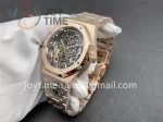 Audemars Piguet Royal Oak15407  41mm THB 1:1 Best Edition RG Case RG Bracelet Super Clone A3132