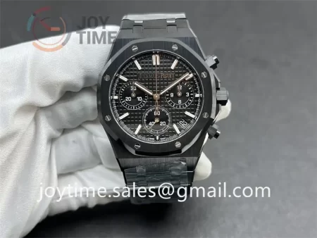 Audemars Piguet Royal Chrono 26240 APS 1:1 Best Edition 41mm  Black Ceramic Case&Bracelet Super Clone SA4401 Super Clone