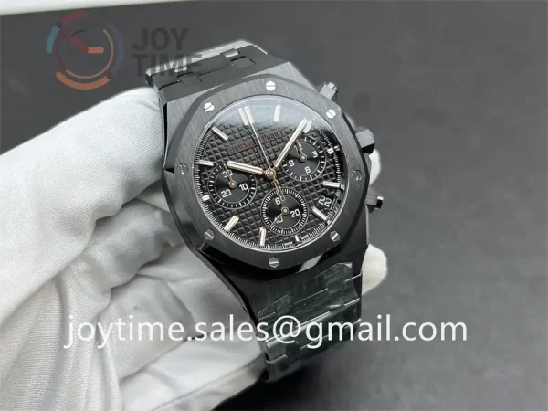 Audemars Piguet Royal Chrono 26240 APS 1:1 Best Edition 41mm  Black Ceramic Case&Bracelet Super Clone SA4401 Super Clone