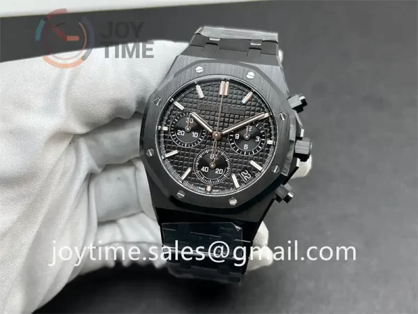 Audemars Piguet Royal Chrono 26240 APS 1:1 Best Edition 41mm  Black Ceramic Case&Bracelet Super Clone SA4401 Super Clone