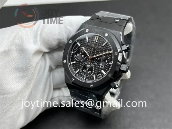 Audemars Piguet Royal Chrono 26240 APS 1:1 Best Edition 41mm  Black Ceramic Case&Bracelet Super Clone SA4401 Super Clone