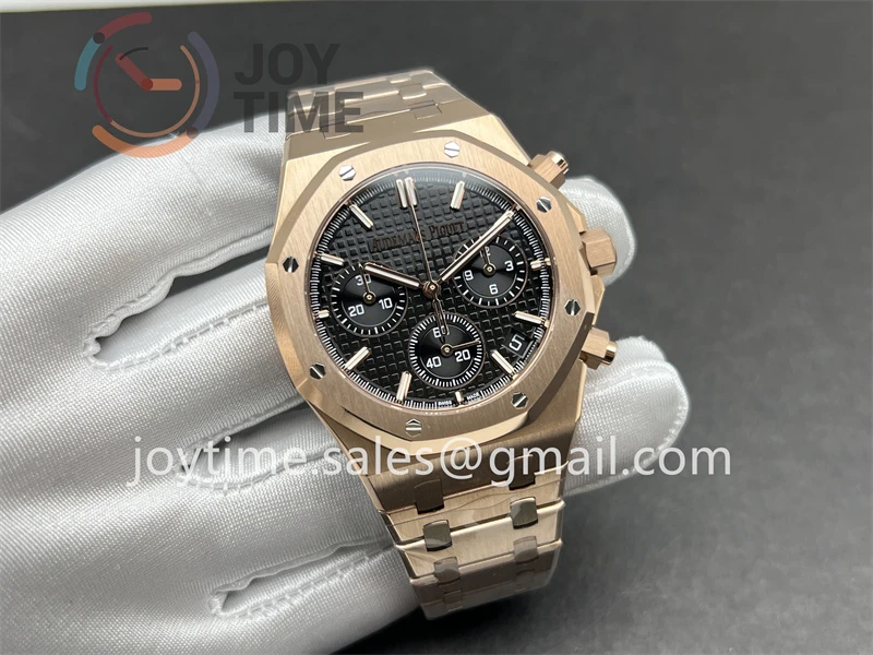 Audemars Piguet Royal Chrono 26240 APS 1:1 Best Edition 41mm  RG Case&Bracelet Super Clone SA4401 Super Clone