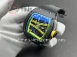 Richard Mille RM061 ZF 1:1 Best Edition Ceramic  Rubber Strap Super Clone RMUL2