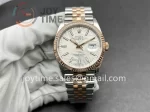 Rolex DateJust VSF 1:1 Best Edition SS 36mm RG Bezel SS/RG Bracelet VS3235