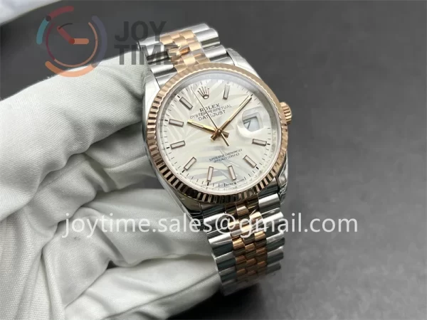 Rolex DateJust VSF 1:1 Best Edition SS 36mm RG Bezel SS/RG Bracelet VS3235
