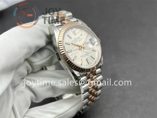 Rolex DateJust VSF 1:1 Best Edition SS 36mm RG Bezel SS/RG Bracelet VS3235