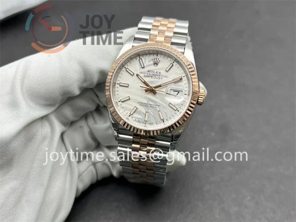 Rolex DateJust VSF 1:1 Best Edition SS 36mm RG Bezel SS/RG Bracelet VS3235