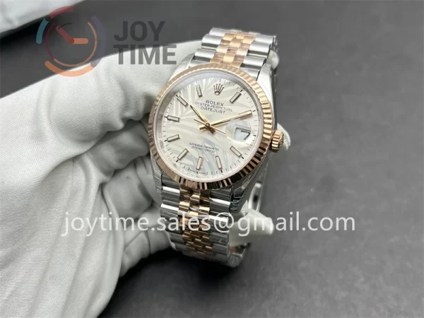 Rolex DateJust VSF 1:1 Best Edition SS 36mm RG Bezel SS/RG Bracelet VS3235