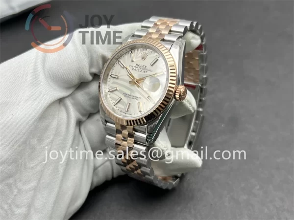 Rolex DateJust VSF 1:1 Best Edition SS 36mm RG Bezel SS/RG Bracelet VS3235
