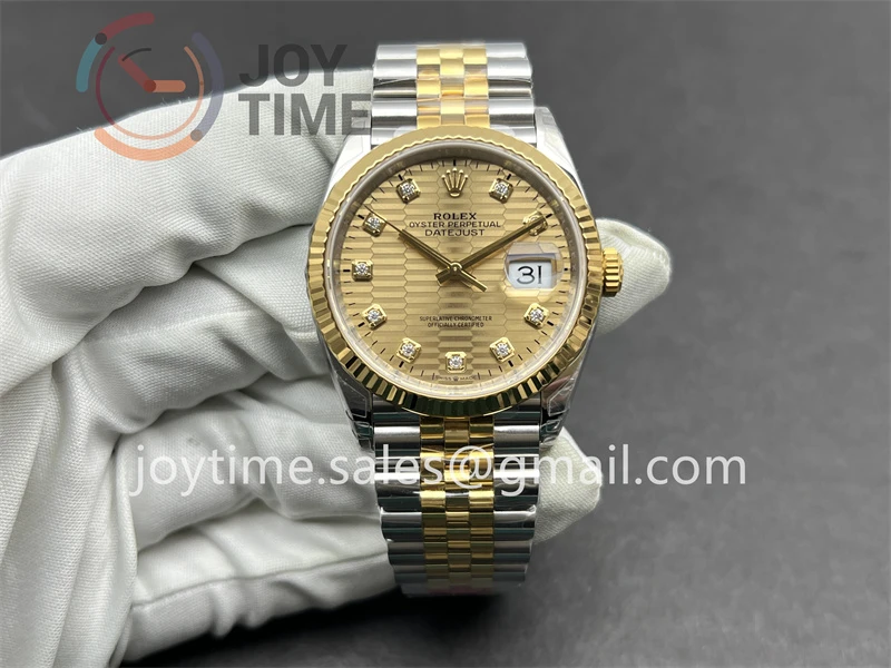 Rolex DateJust VSF 1:1 Best Edition SS 36mm YG Bezel SS/YG Bracelet VS3235