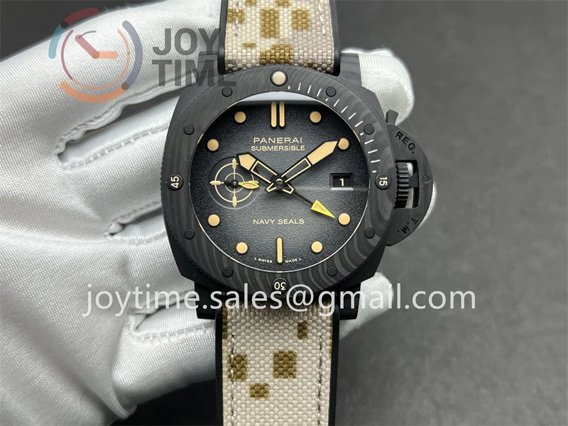 Panerai Pam01513 VSF 1:1 Best Edition Carbon Case 44mm Rubber Strap P900