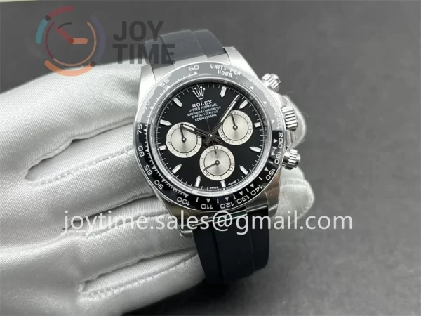 Rolex Daytona 126519 VSF 1:1 Best Edition SS 40mm Ceramic Bezel Rubber Strap DD4131 Tungsten Heavy Version