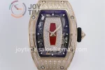 Richard Mille RM07-1 ZF 1:1 Best Edition Diamond Case Rubber Strap Super Clone CRMA2