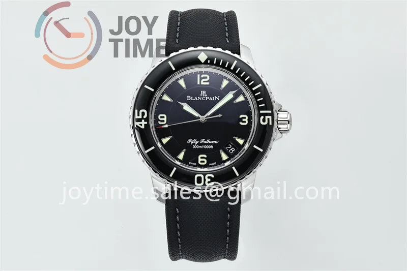 Blancpain Fifty Fathoms ZF 1:1 Best Edition SS Case Sail-canvas Strap A2836