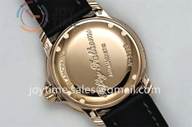 Blancpain Fifty Fathoms ZF 1:1 Best Edition RG Case Sail-canvas Strap A2836